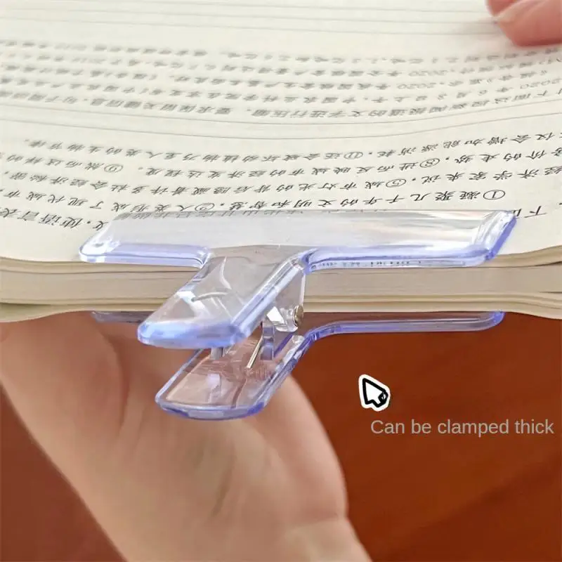 Ins Transparent Binder Clips Kawaii Paperclips File Documents Tickets Bookmarks Index Page Holder Office Binding Supplies