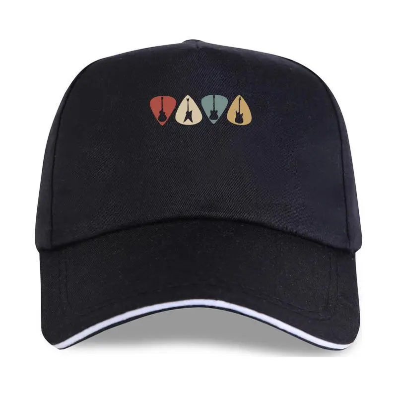 

2022 гитарный выбрать ретро Электрический силуэт популярный круглый 100% хлопок Смешные хлопковые топы Повседневная бейсбольная кепка T