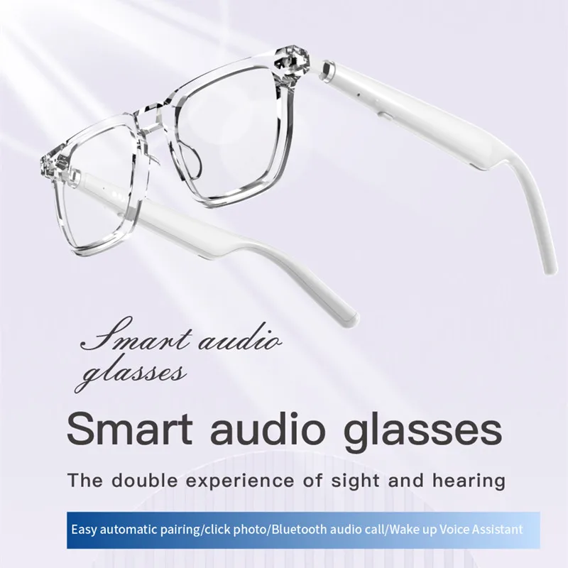 

G01 Smart Glasses Wireless Bluetooth Hands-Free Calling Music Audio Anti-Blue Light Sport Headset Eyewear Intelligent Eyeglasses