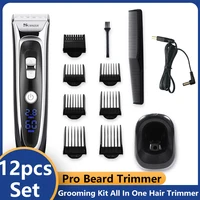 Grooming Kit All In One Hair Trimmer for Men Pro Beard Trimmer Electric Shaver Body Hair Clipper Face Hair Cutting Machine