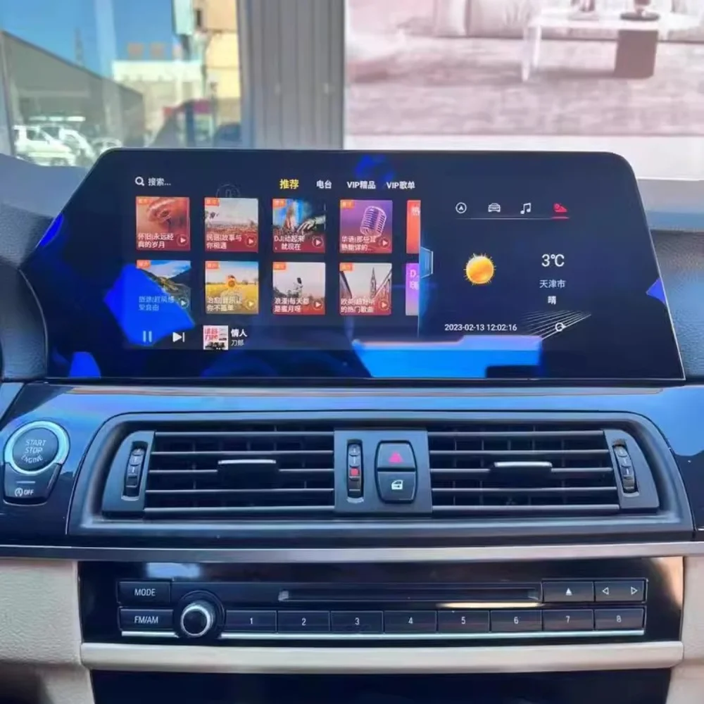 256G беспроводной Carplay Android 14 для BMW 5 серии F10 F11 F18 F07 GT 2011-2017 аудио радиоприемник