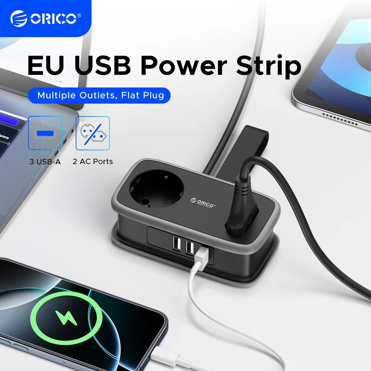 ORICO Универсальный удлинитель с USB | AliExpress
