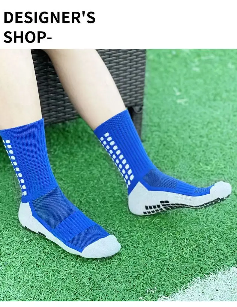 Bottom Wear-Resistant Dispensing Soccer Socks Basketball Socks Running Gray Socks Cotton Base Elite Sports Thickening Socks