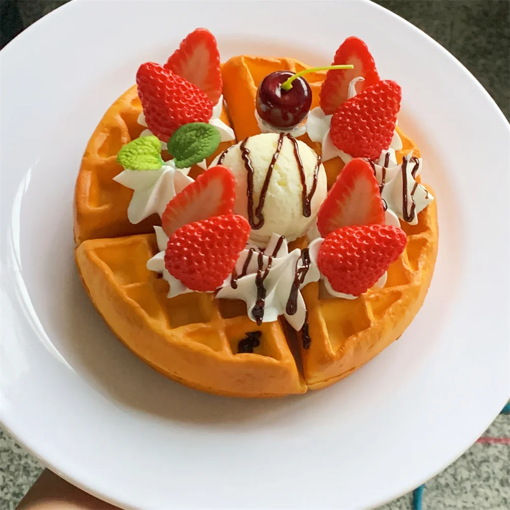 Вафельный фруктовый крем-десерт Золотой хрустящий вафль Вкусная история