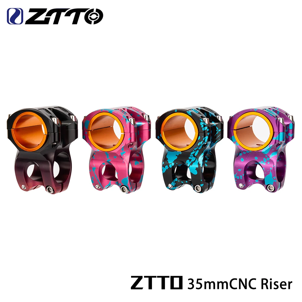 

ZTTO Enduro Mountain Bike 35mm CNC Aluminum Alloy Stem High Strength Steering Rod 0 Degree Durable for AM Bicycle MTB