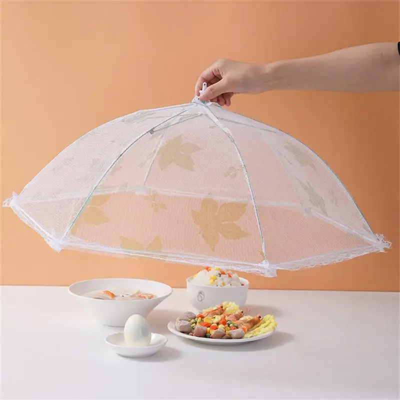 

Plastics Table Food Cover Dish Cover Anti Fly Mosquito Plastics Net Tent Fly Resistant Bowl Cover Breathable Kitchen Accessories
