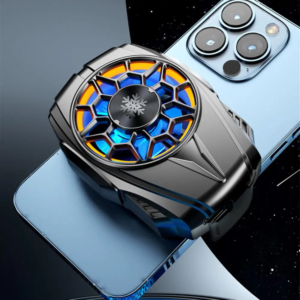 

Cooling Artifact Mobile Phone Radiator Portable Cooling Clip Cooler Heat Sink Cell Phone Cooling Fan For 4-6 Inch Phones Usb