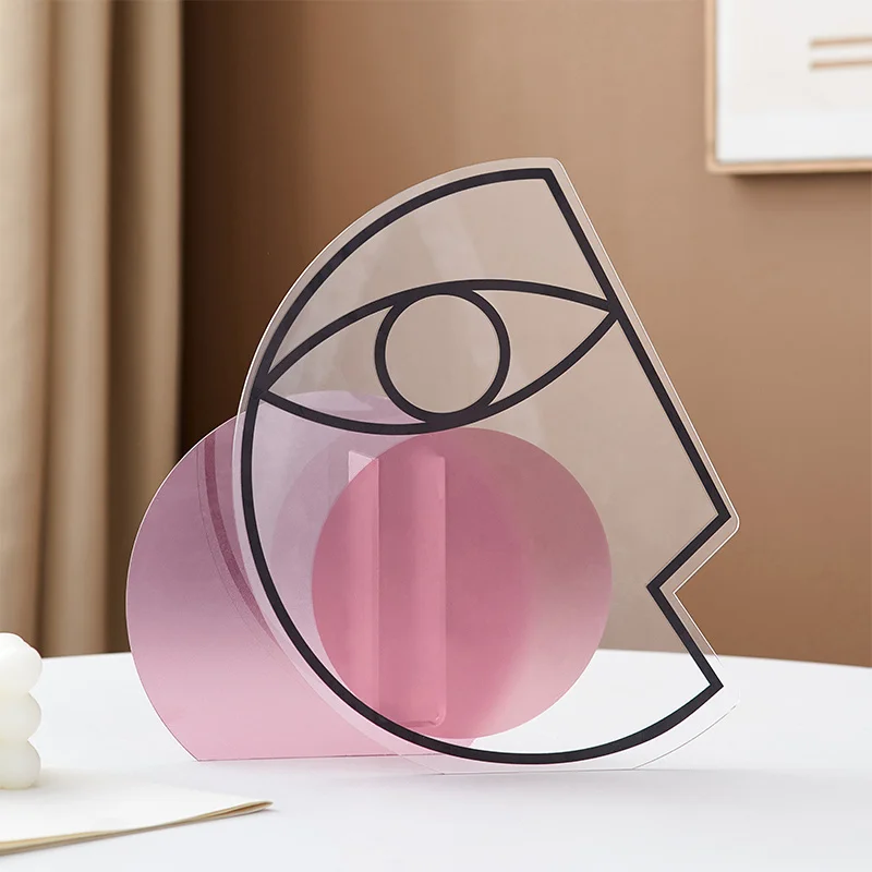 

Скандинавский домашний декор, акриловая ваза, простая гостиная, художественная композиция, украшения для дома и офиса, настольное украшени...