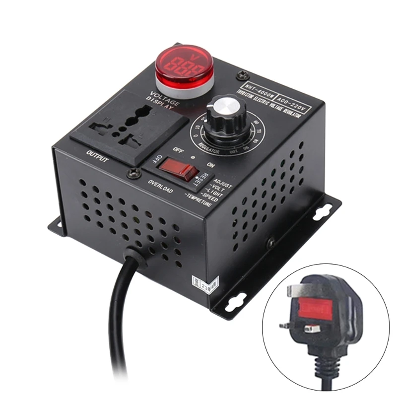 

Professional 4000W SCR Electric Regulator Single Phrase Motor Fan Speed