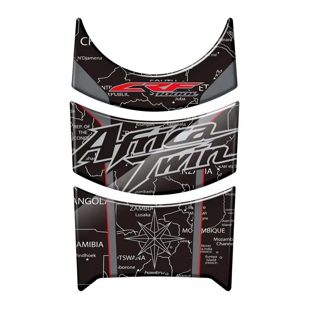 

3D полимерная защитная наклейка на бак мотоцикла для Honda Africa Twin 2016-2019