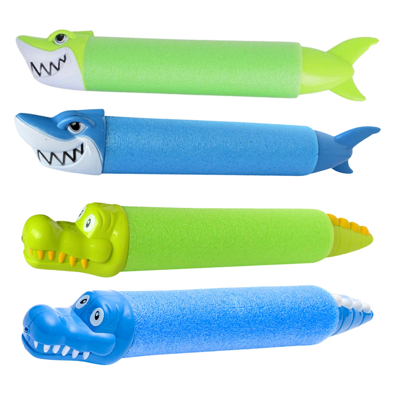 

33cm Summer Water Gun Toys Pistol Blaster Shooter Outdoor Swimming Pools Cartoon Shark Crocodile Squirter Toys For Children