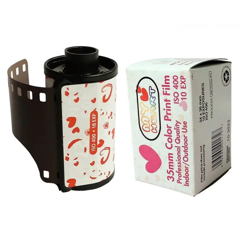 

12 Pieces of 400 Degrees Color Film Retro Sweetheart Film Love 135 Negative Film 35mm Camera for Kodak Film Camera