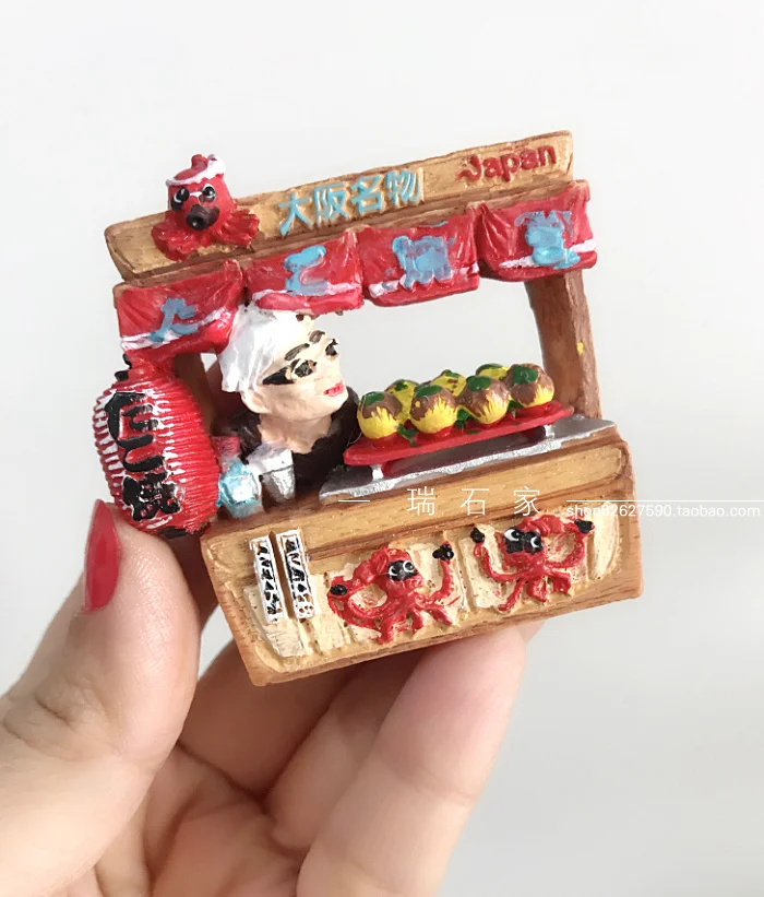 

Резиновая наклейка для холодильника, осьминог в Осаке, Япония