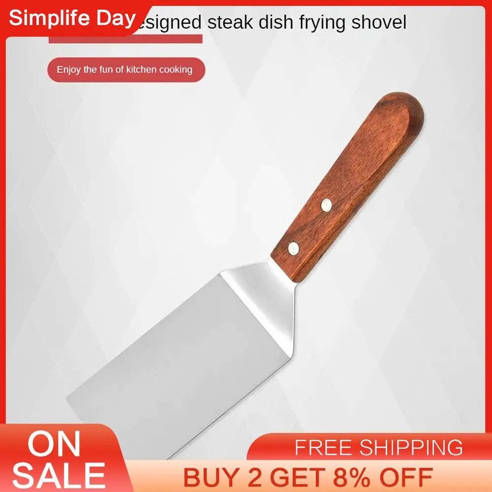 

Barbecue Versatile High Hardness Steak Stainless Steel Steak Spatula Tool Feel Good Shovel Food Grade Household Feel Comfortable