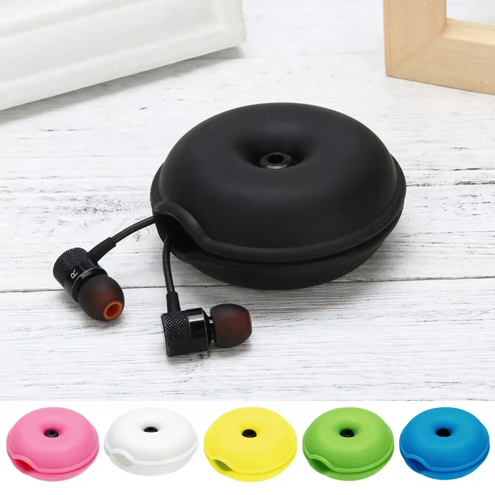 

6 Colors Cable Cord Organizer Smart Turtle Shaped Wrap Wire Winder Earphone Headphone Cable Holder Case TPR