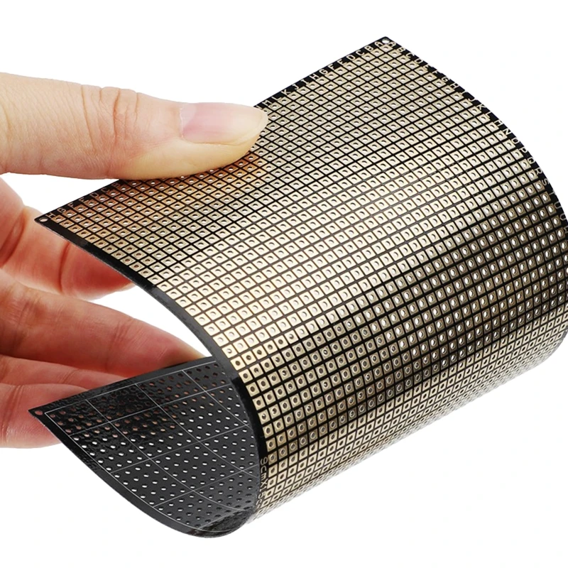 Печатная плата Stripboard PCB FR4 с шагом 2 54 для пайки электронного эксперимента Прямая