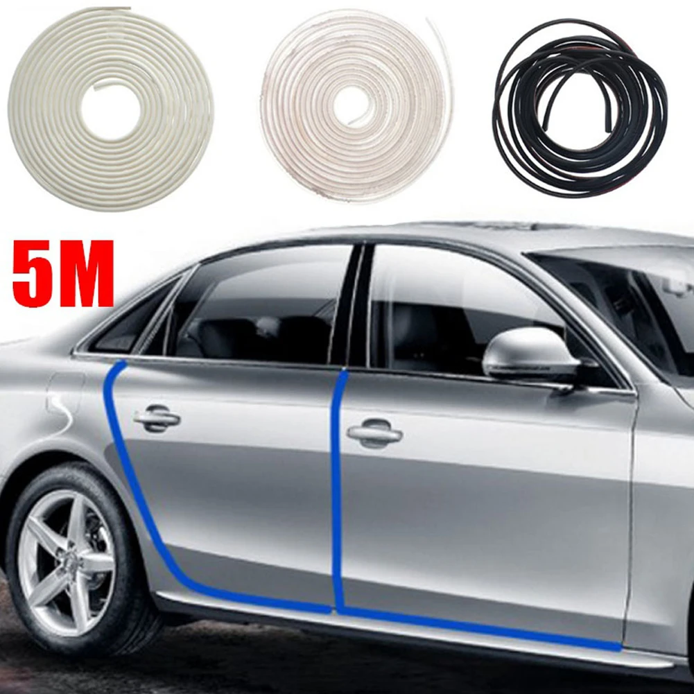 

Hot Sale 5/8M U Type Car Door Protection Edge Guards Trim Trip Styling Moulding Strip Rubber Scratch Protector For Car Decor