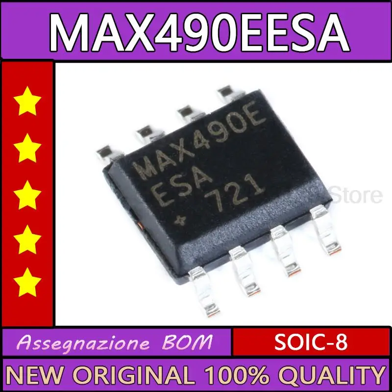 

5 шт./лот оригинальная Подлинная патч max490eesa soic-8/Бриллиантовая микросхема трансивера