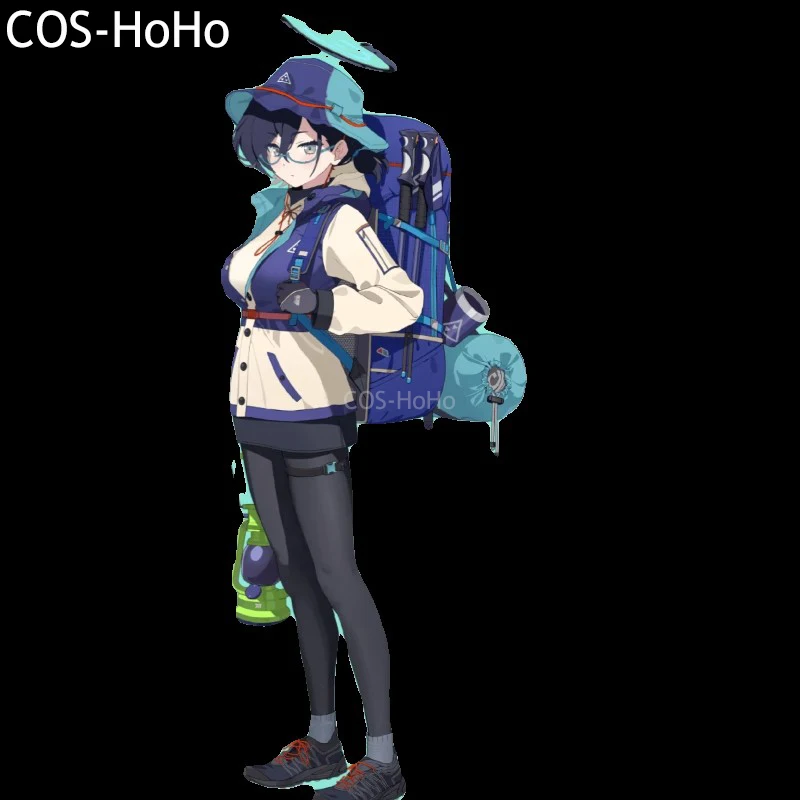 COS-HoHo Blue Archive Kagami Chihiro Повседневная спортивная одежда игровой костюм прекрасная