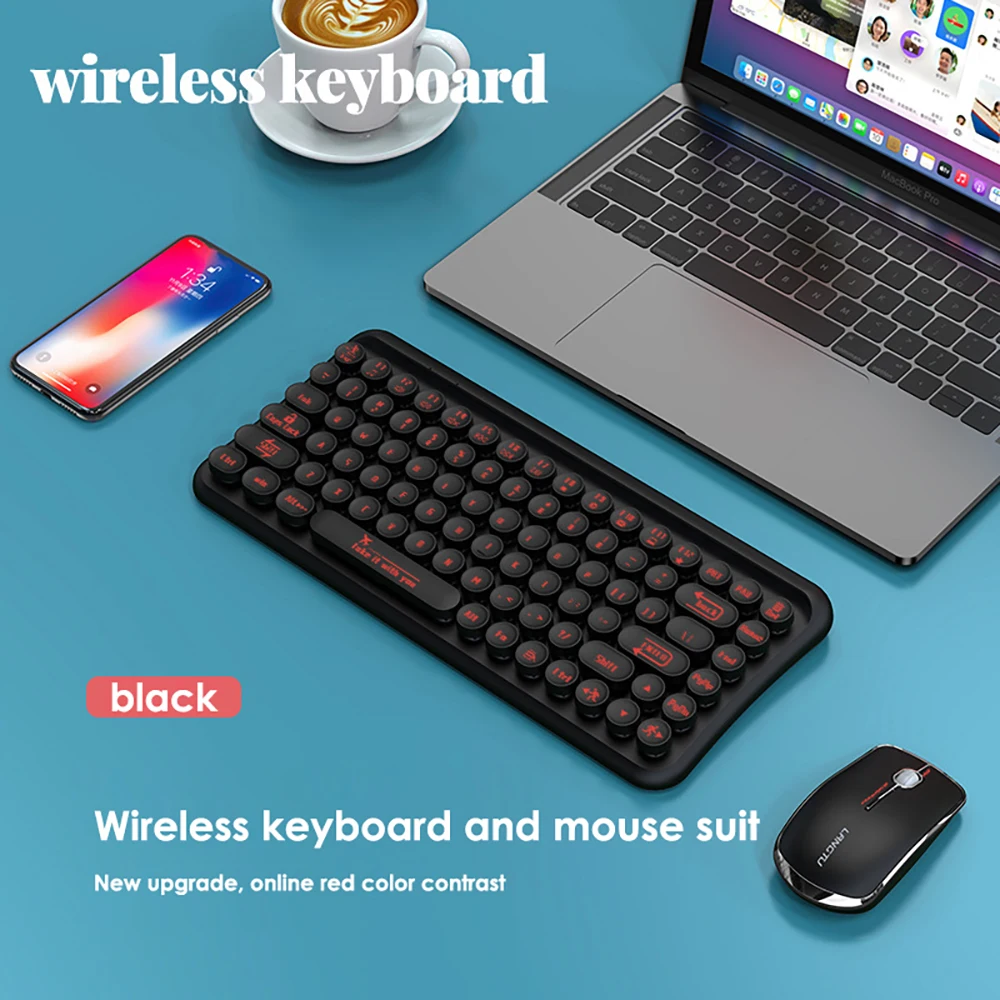 

Mini Anti-ghosting Wired Gaming Keyboard Mouse Combo Anti-fall Standard 104 Keys Keyboard Characters Without Fading Durable