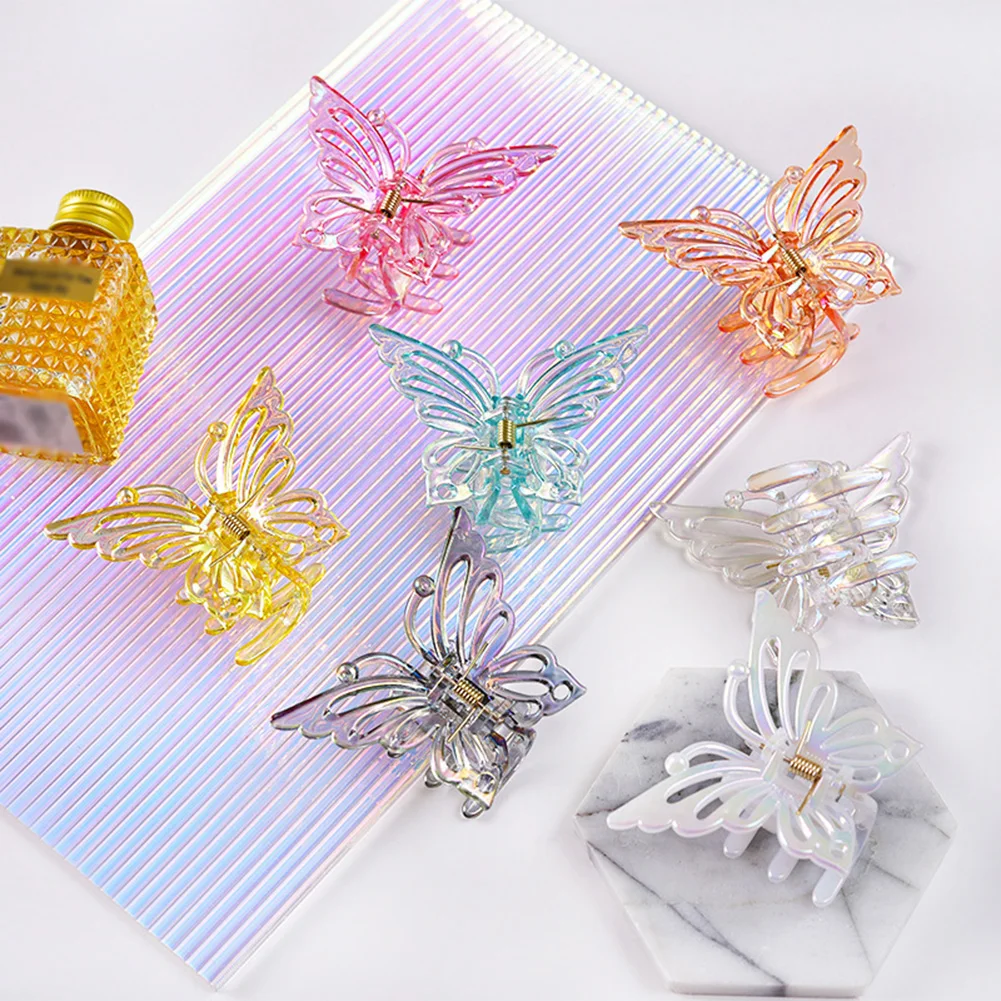 

Butterfly Claw Women Hair Clip Claws 2022 New Solid Sweet Hairpins Barrette Crab Hair Clips Headwear for Girls Hair Accessories