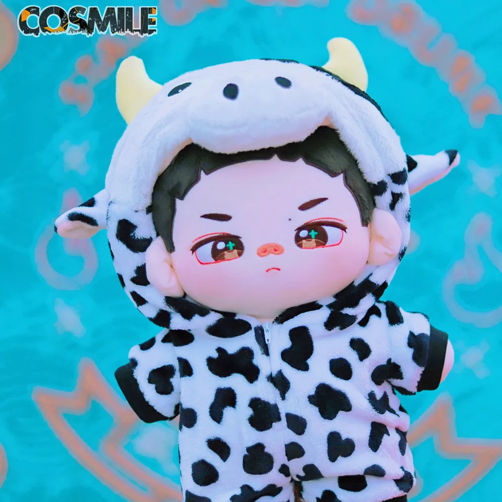 

No attributes Kpop idol Cows Pajamas 40cm Plush Doll Clothes Cute Gift Sa GG