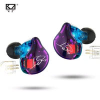 kz zst hybrid technology 1dd1ba earphones 3 5mm in ear monitors noise cancelling hifi music sports bass earbuds headset