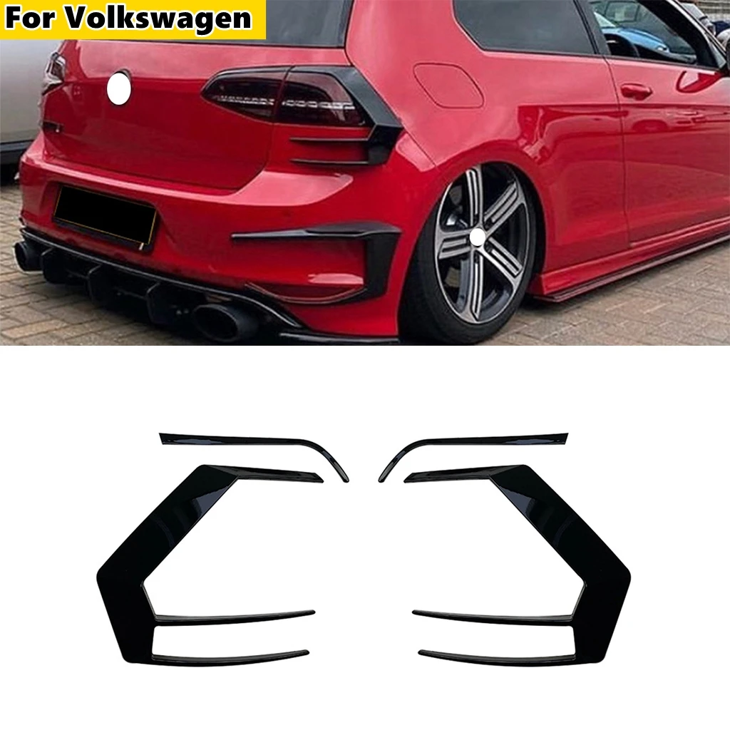 

2 шт., накладки на задние фары автомобиля Volkswagen Golf 7 MK7 GTI R R400 2012 2013 2014 2015