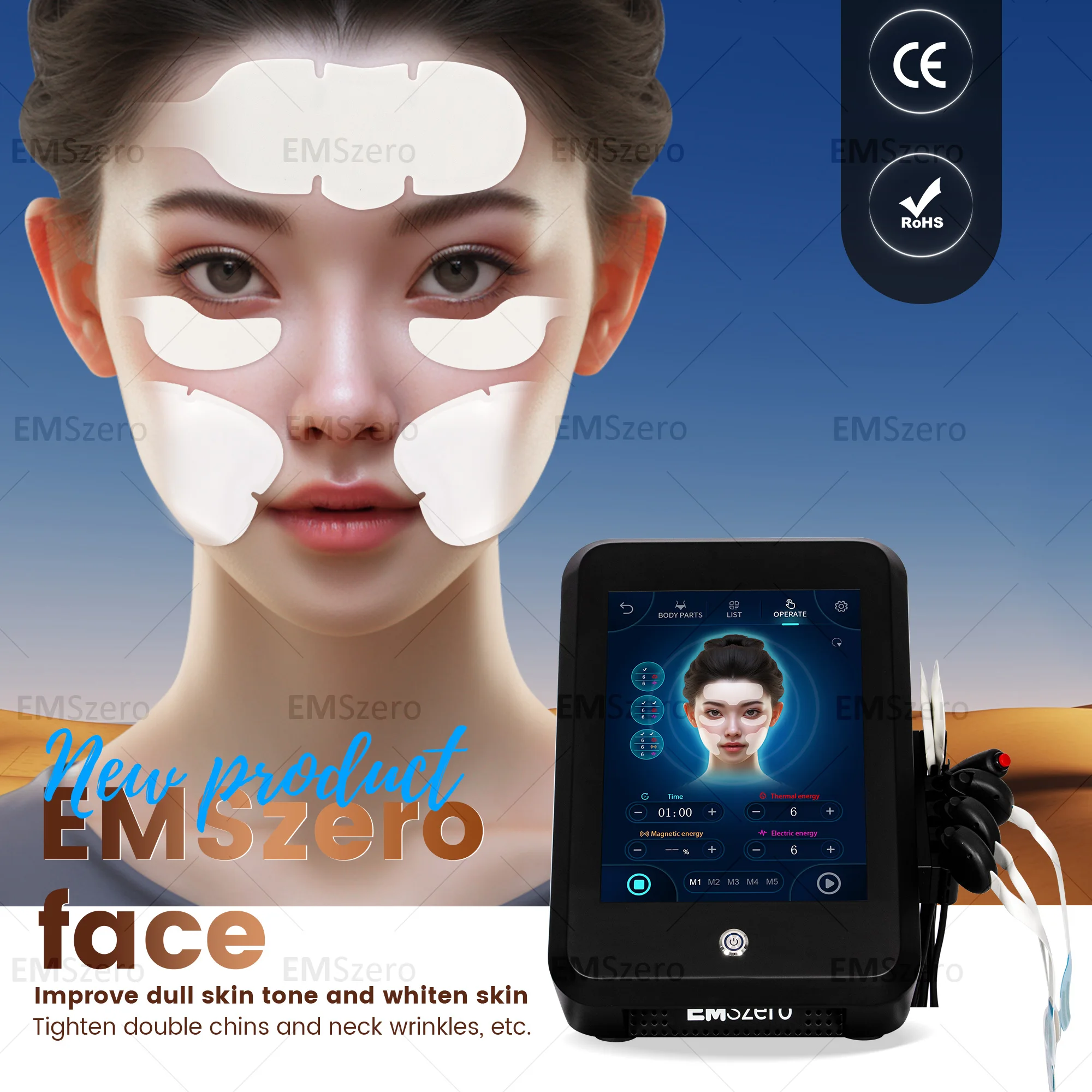 Профессиональная электростимуляция лица Emrf Face Ems RF машина для подтяжки PEFACE Sculpt