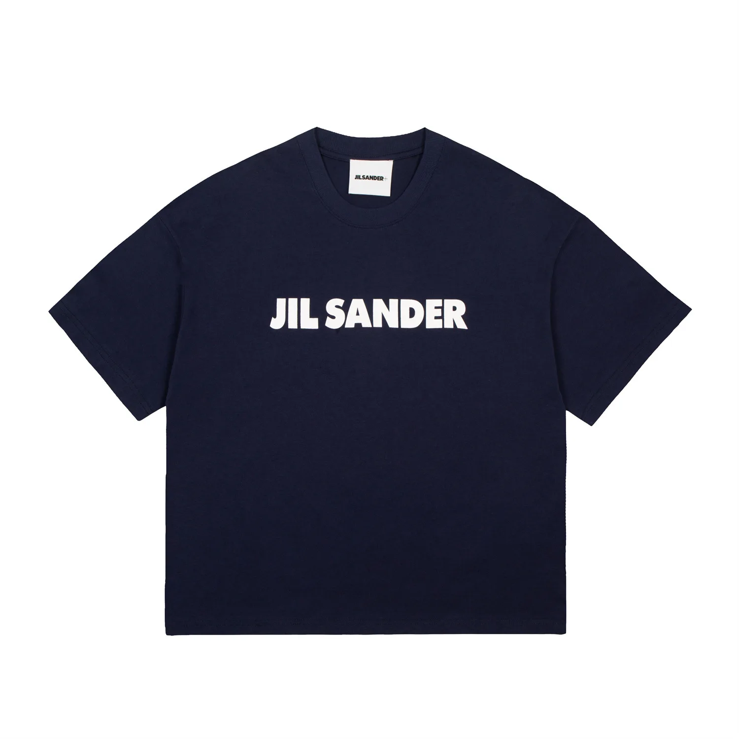 

Summer Women Men T-shirt Jil Sander 100%Cotton Designer Brand Letter Short Sleeve Hip Hop High Street Oversize Simple Tee Unisex