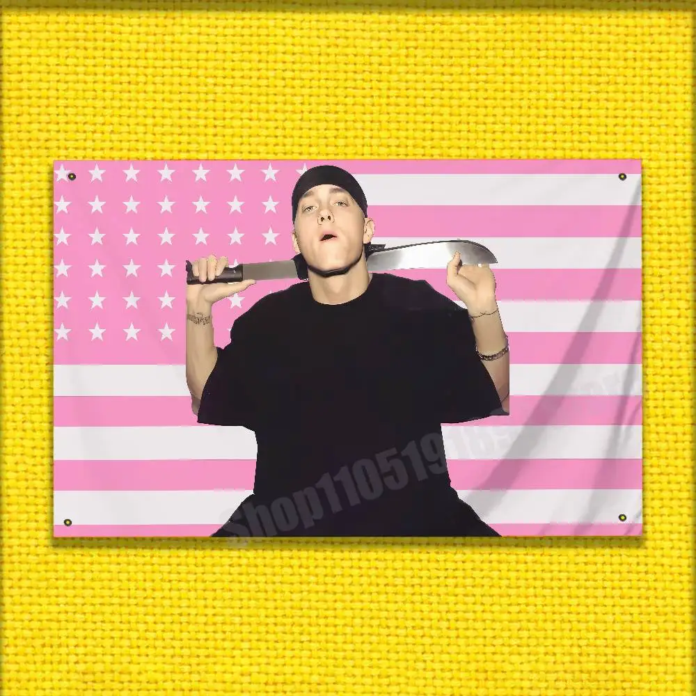 Фото E-Eminem Америка Флаг США для 60*90 см 60*110 см 150*200 см 100*150 см 80*120 см 50*70 см Баннер для спальни Гобелен №5