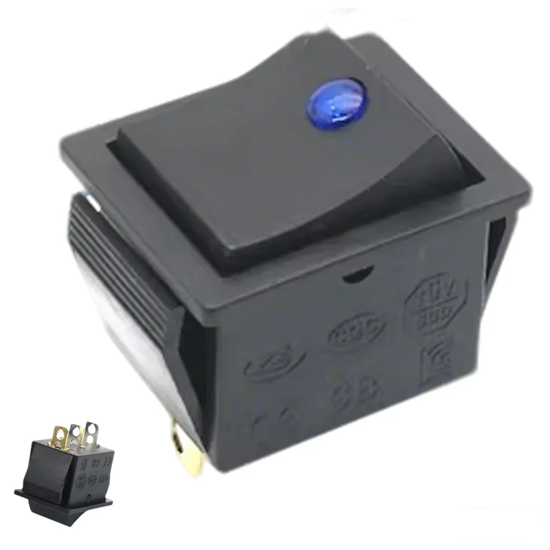 

Переключатель KCD4 2/3 положения 3 контакта с подсветкой