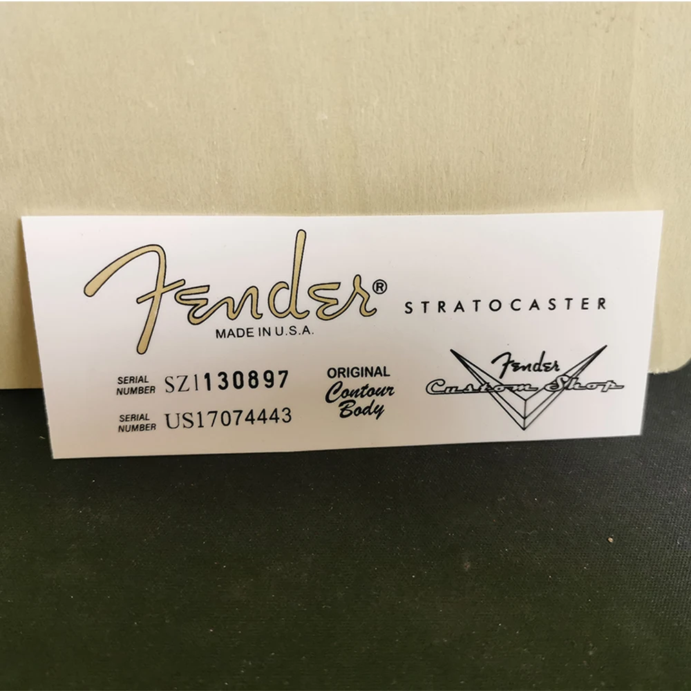 Fender Guitar Head LOGO Water Transfer Sticker