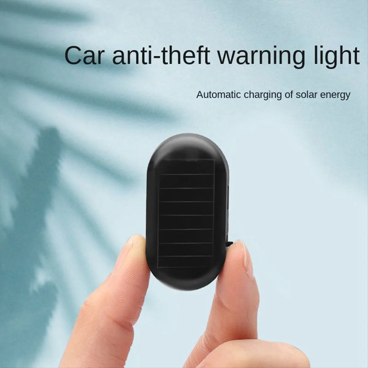Фото baohu 4 шт. автомобильных солнечных имитационных сигнальных огней с LED-подсветкой, имитирующих сигнализацию против кражи, синие и красные. №2