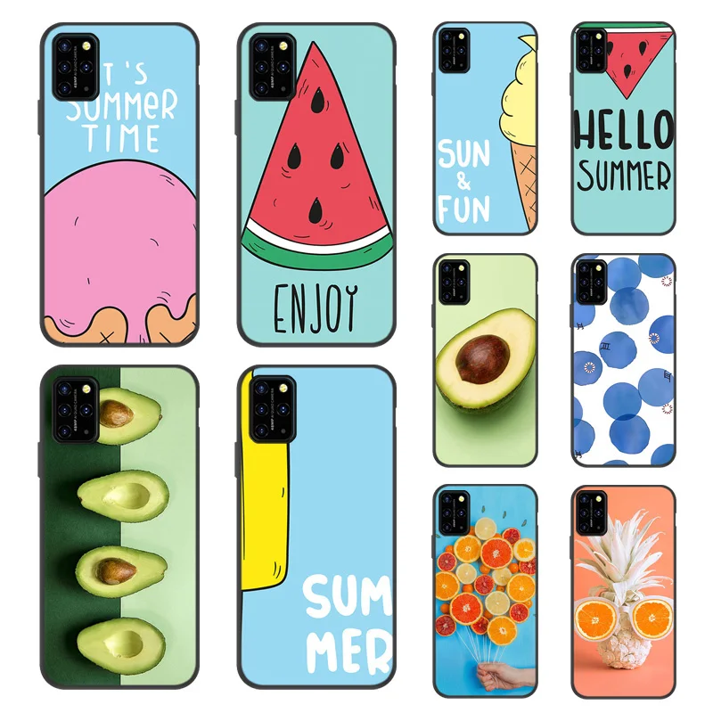 avocado case for infinix note 10 case cute soft cover for infinix hot 10 lite 8 9 play 10t 10s nfc note 7 zero 8 smart 5 4 cover free global shipping