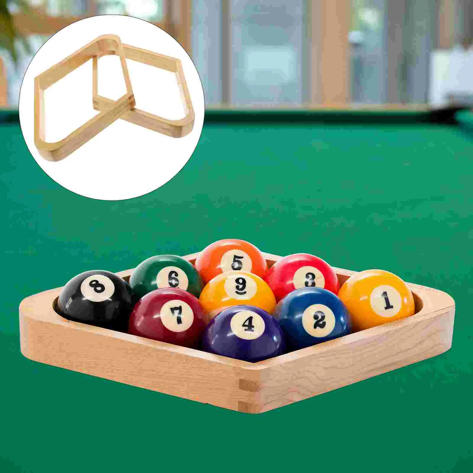 

Rack Billiardtable Diamond Pool Triangle Game Supplies Racks Accessories Board Retroholder Billiards