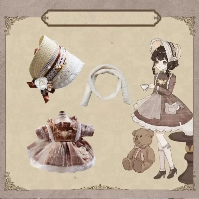 

Cute Original Lolita Sweet Princess Dress Suit Kawaii Costume 20cm Plush Doll Change Clothes Outfit Cosplay Birthday Gift