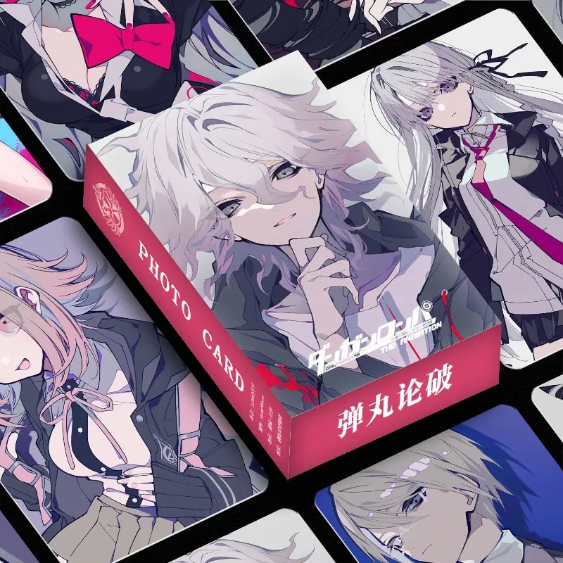 Фото Набор из 55 коллекционных карточек по аниме Danganronpa: Монокума, Нагито Комаэда. Подарок на день рождения. №1