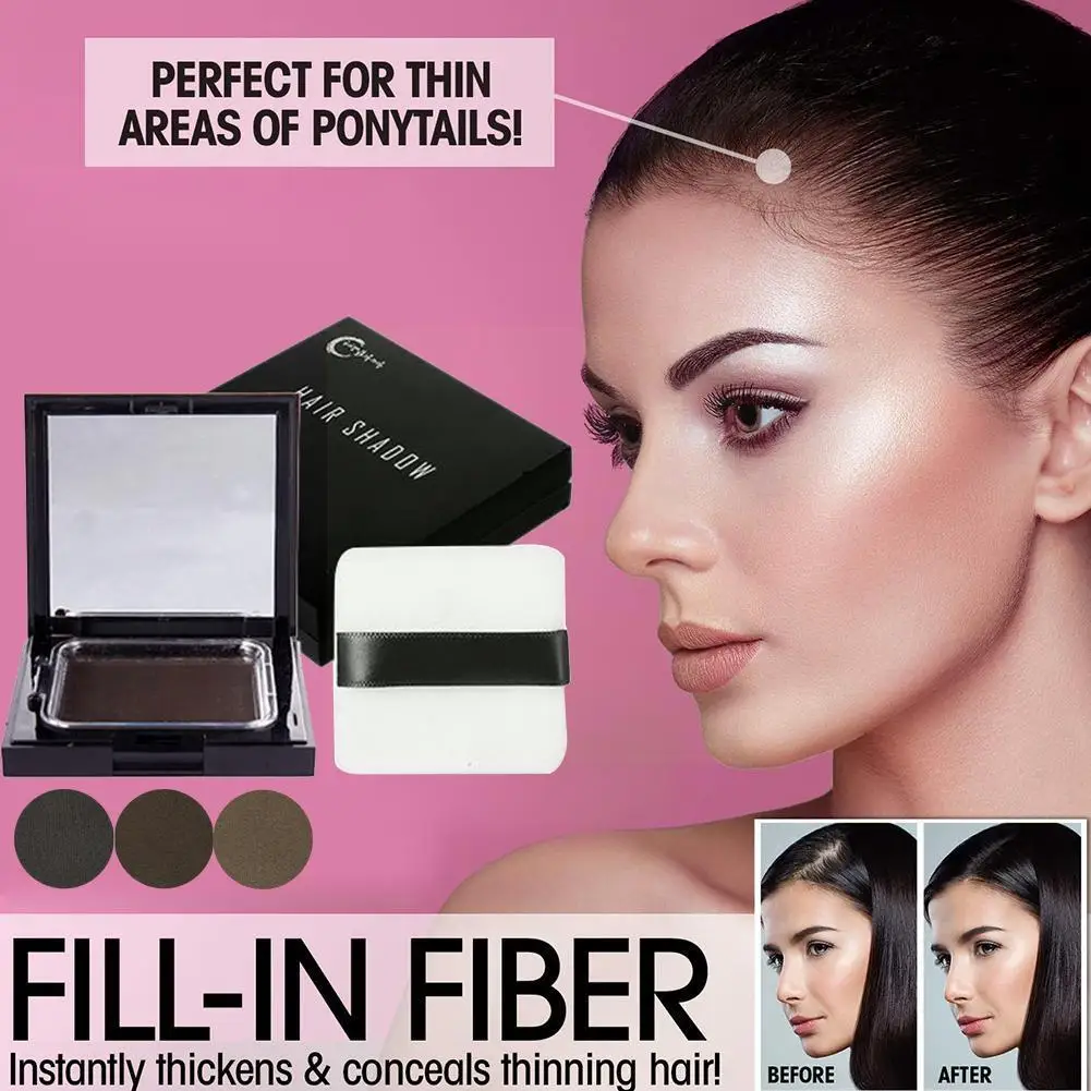 

12g Instantly Hairline Shadow Powder Hairline Refill Waterproof With Puff Powder Hair Concealer Powder Fluffy Hair Q9d1