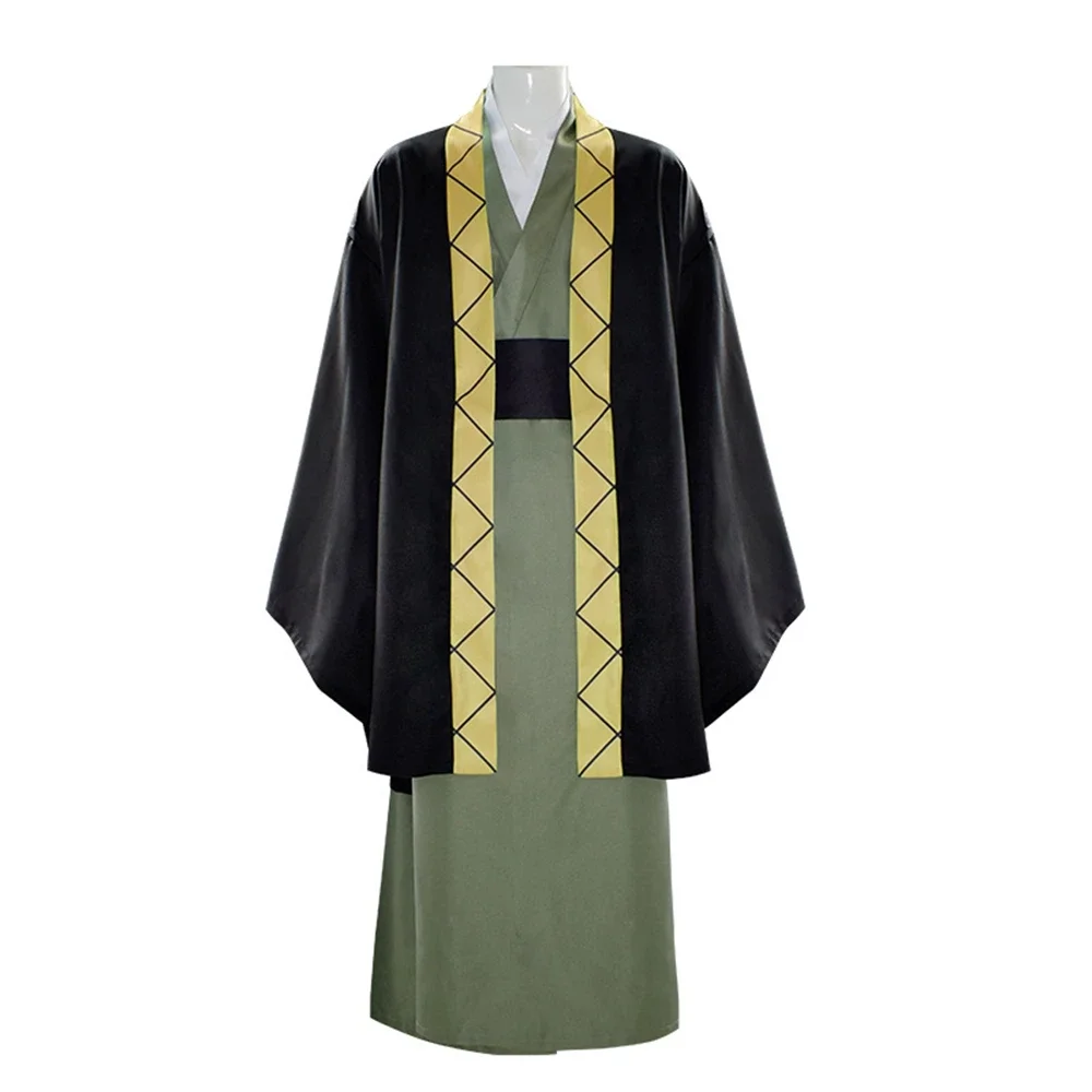 Унисекс аниме Cos Fukuzawa Yukichi Косплей костюмы наряд Хэллоуин Рождественская форма