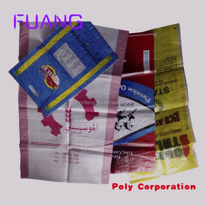 Полипропиленовый плетеный мешок большого размера для кукурузной зернистости 100