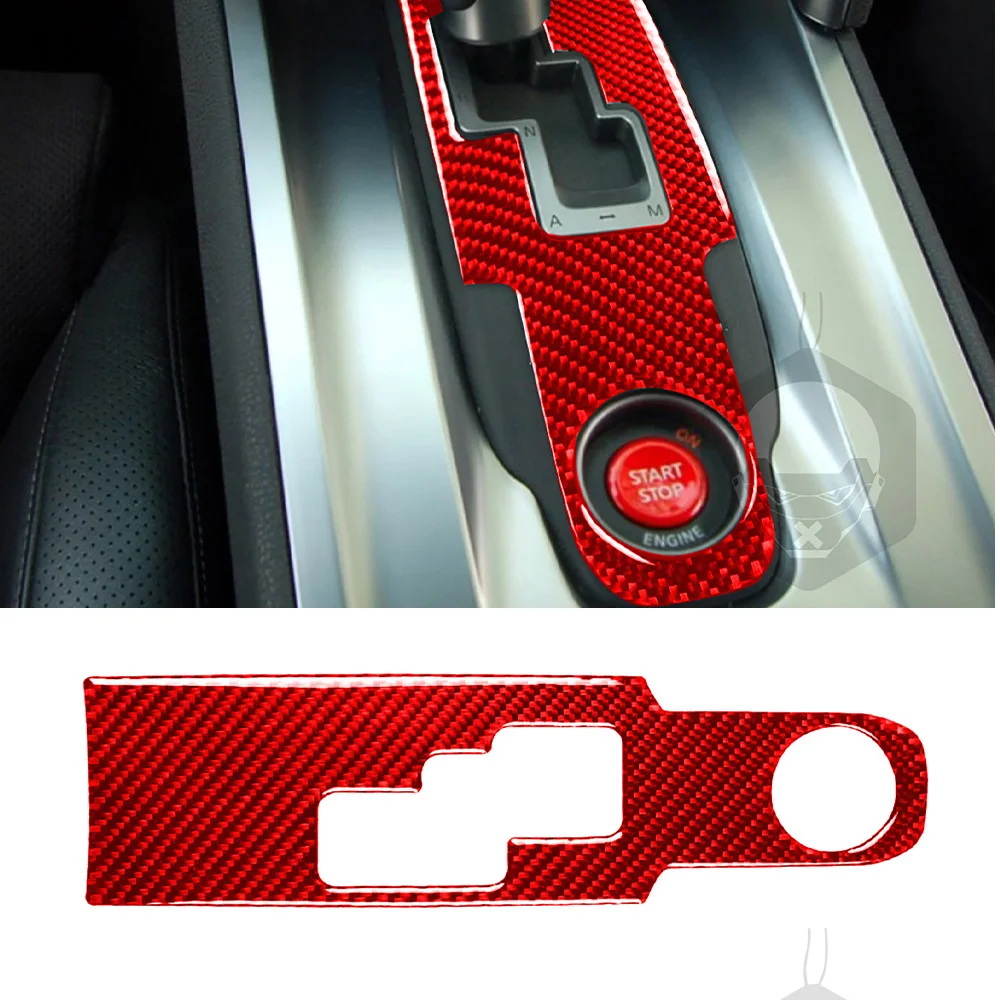 

Gear Shift Panel Decoration Cover Trim Sticker for Nissan GTR R35 2008-2016 Car Interior Accessories Carbon Fiber