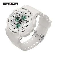 sanda new luxury women sport digital watch multifunction waterproof watches digital ladies clock casual relogio feminino 6027