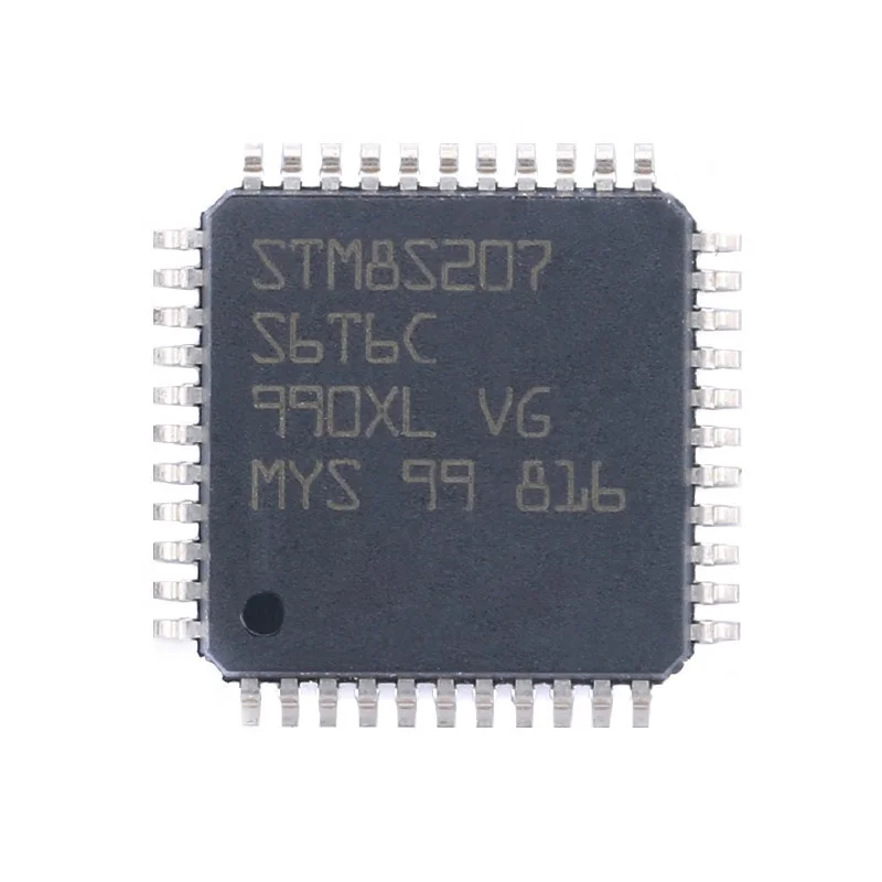 

Оригинал STM8S207S6T6C LQFP-44 STM8S207K6T6C LQFP-32 8-битный микроконтроллер MCU 24 мгц/32 кб флэш-память, EEPROM: 1 кб, озу: 6 кб