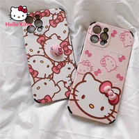 hello kitty for iphone78pxxrxsxsmax1112pro12mini pink cartoon cute silicone resistant phone case