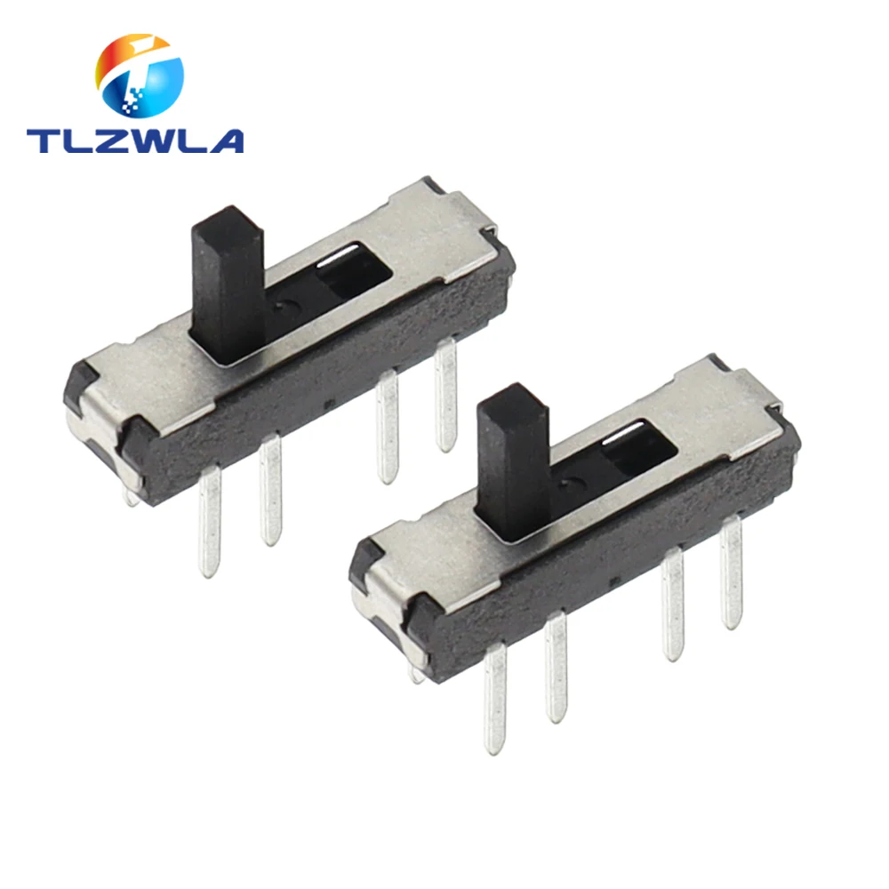 20 шт. MSS23D18 MSS-23D18 8PIN 2P3T DPTT переключатель боковых переключателей с ручкой 4 мм ROHS