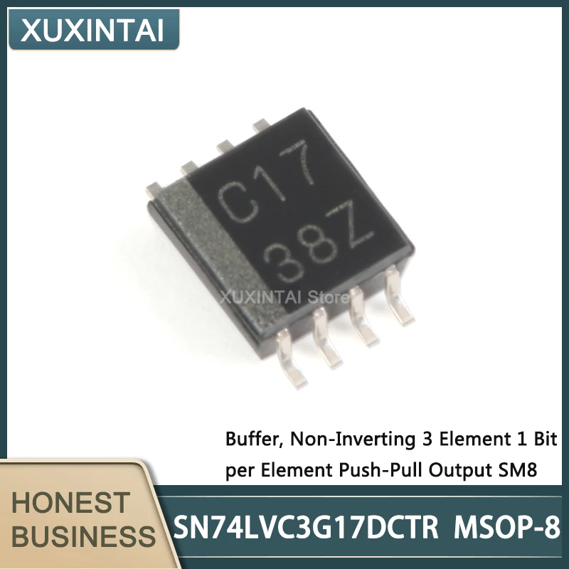 

100Pcs/Lot New Original SN74LVC3G17DCTR SN74LVC3G17 Buffer, Non-Inverting 3 Element 1 Bit per Element Push-Pull Output SM8