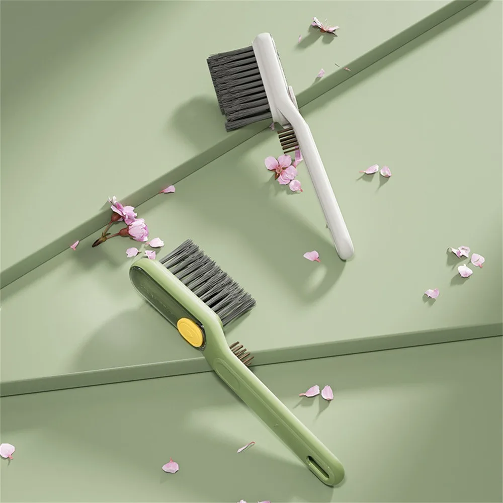 

Window Slot Crevice Brush Ergonomic 2-in-1 Easy To Clean Multifunctional Innovative Design Hard-to-reach Gaps Crevice Brush