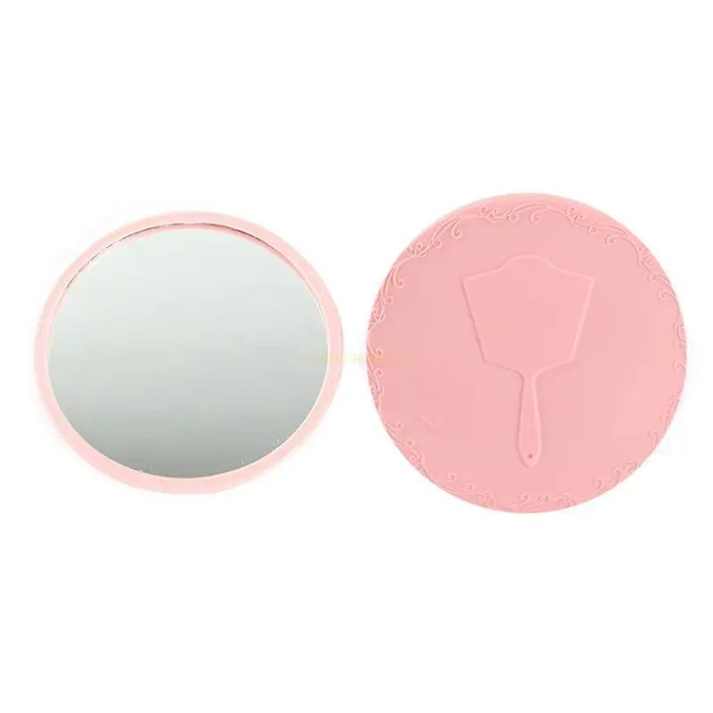 

Sdotter 7cm/2.76in for Creative Cartoon Embossed Round Mini Pocket Makeup Mirror Single Drop Shipping