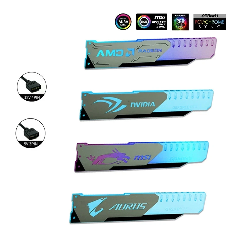 Поддержка графического процессора RGB кронштейн для видеокарты 5 В стандартный